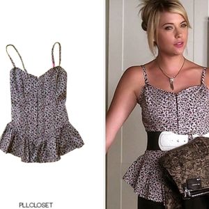 Betsey Johnson Daisy Peplum Top - ASO PLL